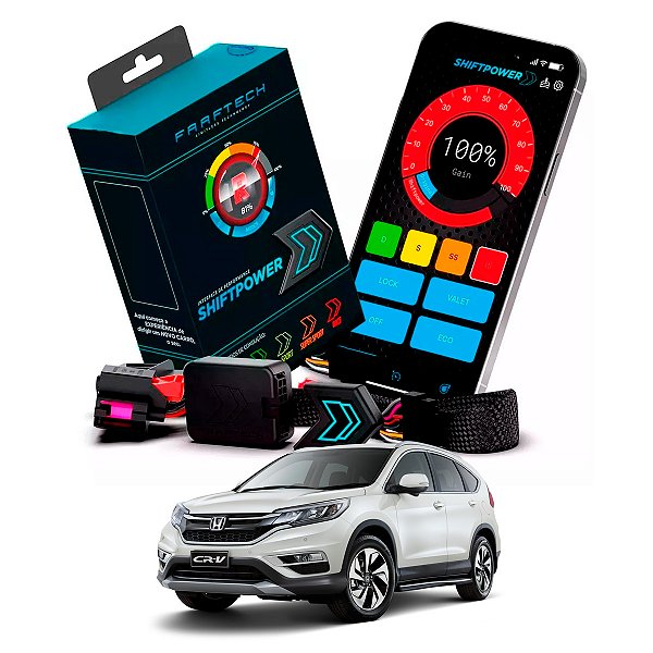 ShiftPower Nova Versão Chip Performance SFi Pedal Honda CR-V Atualizado - Faaftech