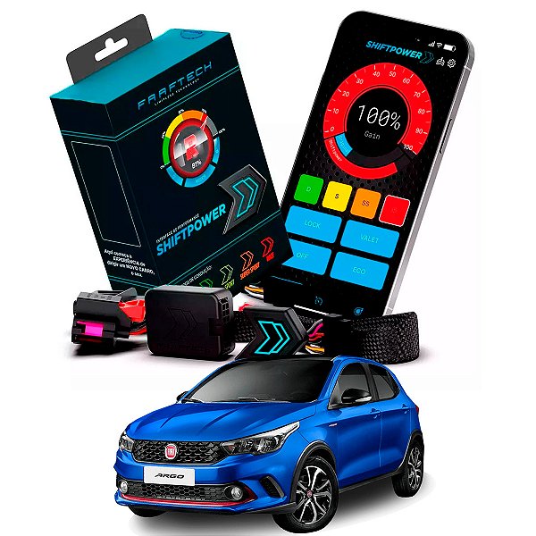 ShiftPower Nova Versão Chip Performance SFi Pedal Fiat Argo Atualizado - Faaftech