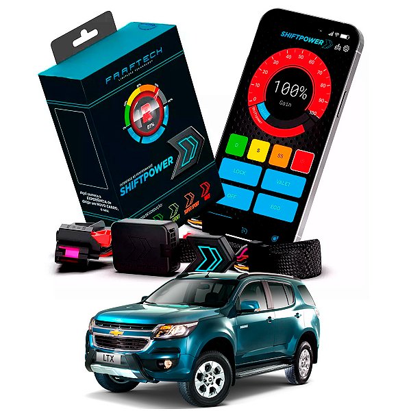 ShiftPower Nova Versão Chip Performance SFi Pedal Chevrolet Trailblazer Atualizado - Faaftech