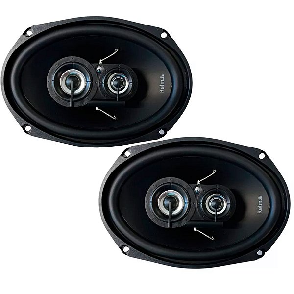 Kit Alto Falantes 6x9 Polegadas Relm Audio Symphony 200W RMS 4 Ohms