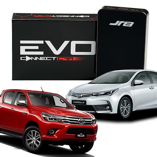 Streaming Box Carros Toyota CarPlay Bluetooth Wifi 64GB 4GB Ram Android 10 Processador Octacore Evo Connect - JR8