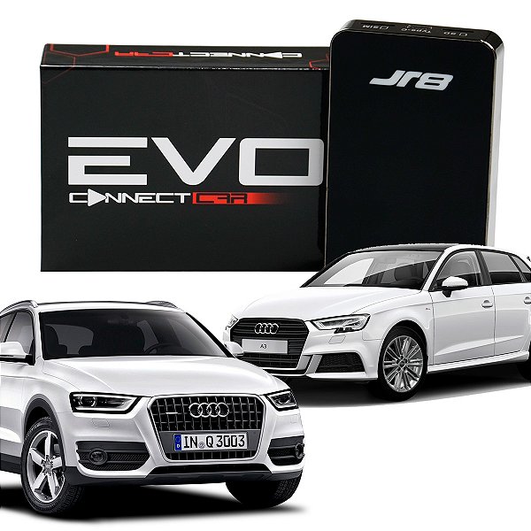 Streaming Box Carros Audi CarPlay Bluetooth Wifi 64GB 4GB Ram Android 10 Processador Octacore Evo Connect - JR8