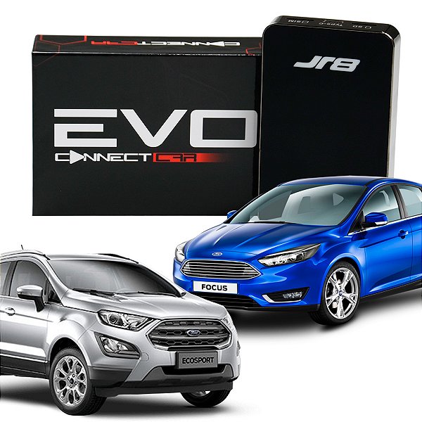 Streaming Box Carros Ford CarPlay Bluetooth Wifi 64GB 4GB Ram Android 10 Processador Octacore Evo Connect - JR8