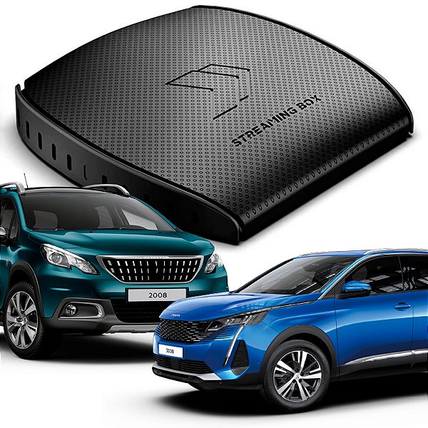 Streaming Box Light 3gb Ram 32gb Armazenamento Carros Peugeot Interface Desbloqueio Usb Central Android Carplay Multimidia 4g Wifi