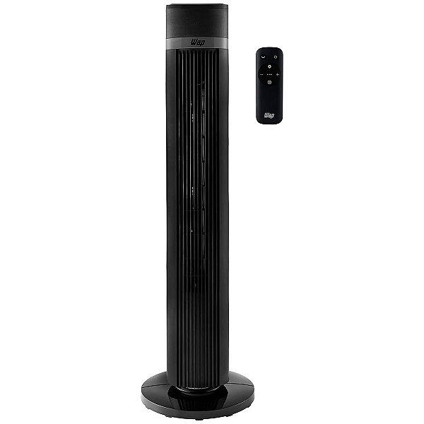 Ventilador Torre Oscilante Controle Remoto Air Silence 4 Velocidades Com Timer Bidirecional - Wap