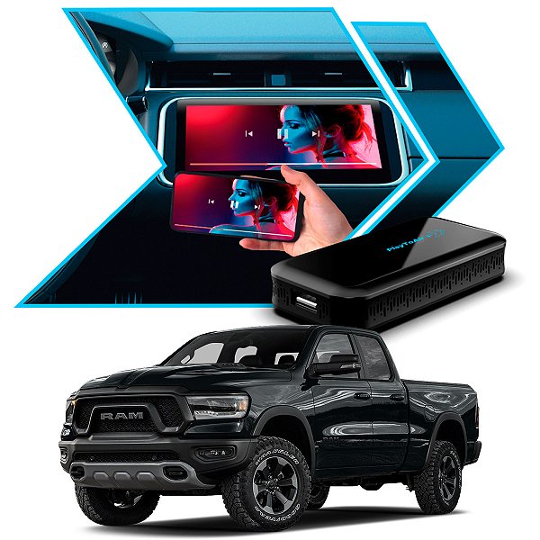 PlaytoAir Módulo Carplay Android Auto Espelhamento Sem Fio Via Wi-fi Bluetooth Para Multimídia Carros RAM