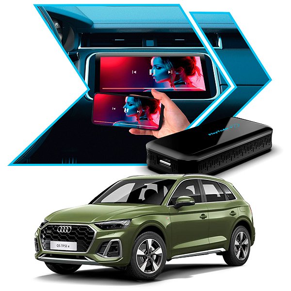Playtoair Módulo Carplay Android Auto Espelhamento Sem Fio Via Wi-fi Bluetooth Para Multimídia Carros Audi