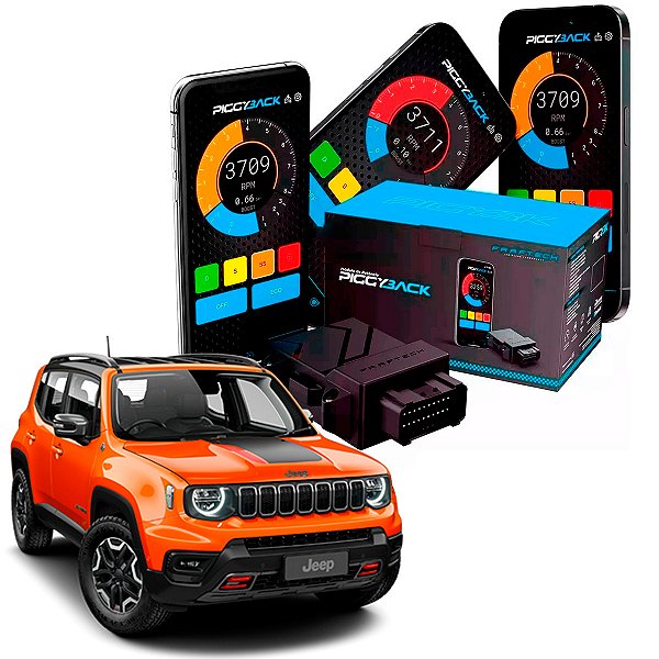 PiggyBack Modulo Chip Aumento Potencia Torque One Motor Turbo Stage Bluetooth Jeep Renegade 1.3 T270