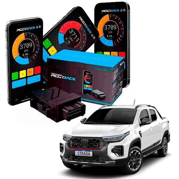 PiggyBack Modulo Chip Aumento Potencia Torque One Motor Turbo Stage Bluetooth Fiat Strada 1.0 T200