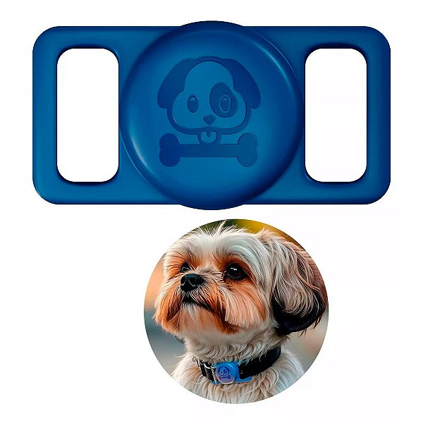 Case Silicone Para Coleiras à Prova D'Água Rastreador Faaftag e Airtag Pets Cachorro Gato