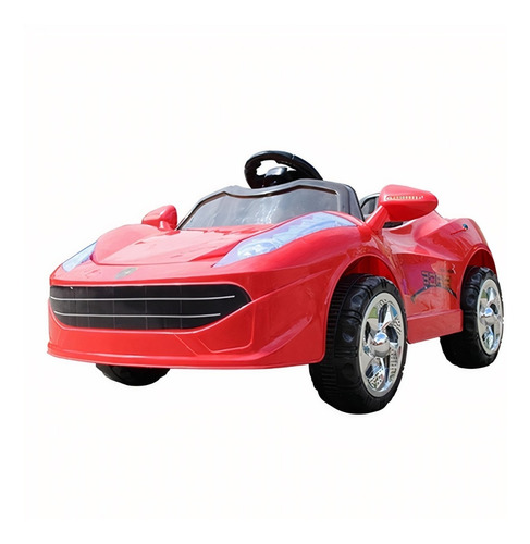 Mini Veiculo Eletrico De Passeio Infantil Carro Com Som Luz Vermelho