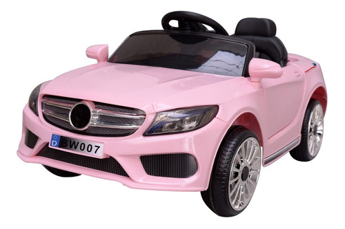 Mini Carro Elétrico Infantil Criança 6v Com Controle Remoto Importway Bw-007 Bivolt Cor Rosa