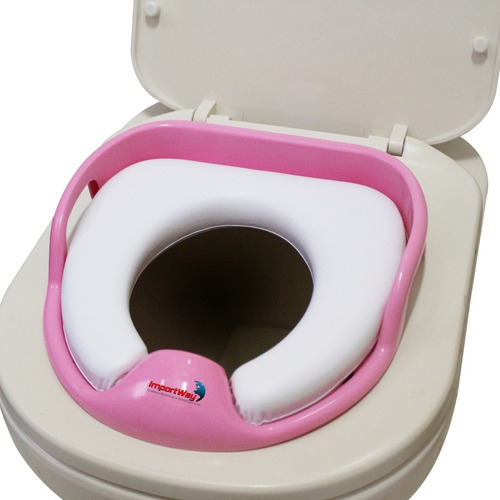 Assento Redutor Infantil Acolchoado Importway Troninho Rosa