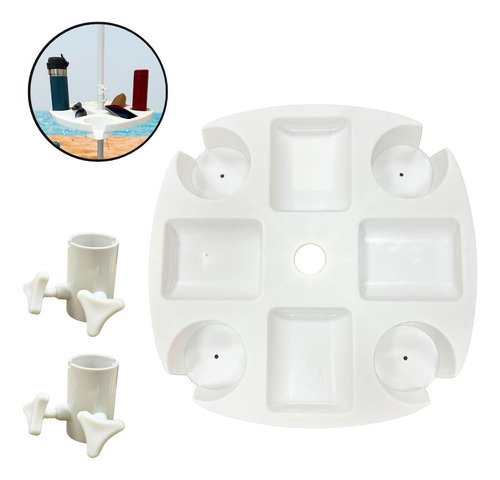 Mesa Apoio Porta Objeto Para Ombrelone Guarda-sol Importway