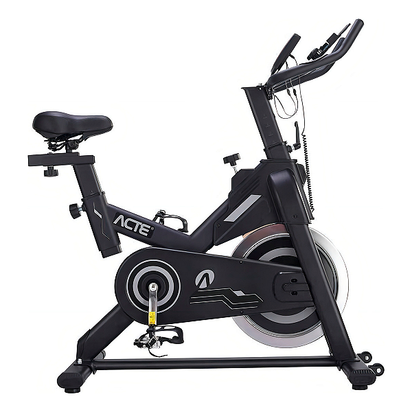 Bicicleta Ergométrica Bike Spinning 10.0 Pro E34 Acte Sports Cor Preto/Cinza