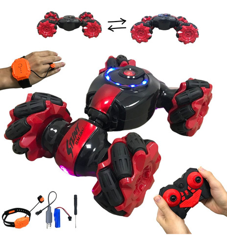 Carrinho Importway Relógio Gestos De Mão Acrobático Sensor Cor Vermelho