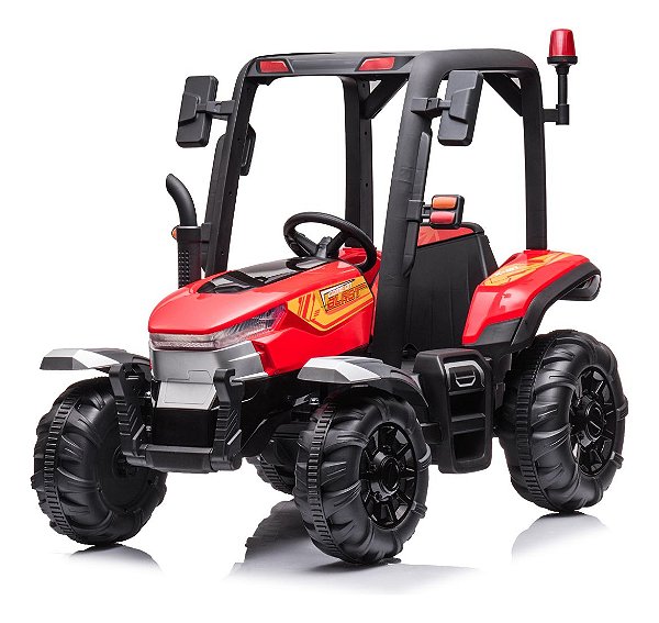 Mini Carrinho Trator Infantil Elétrico Potente 12v 110v/220v Cor Vermelho