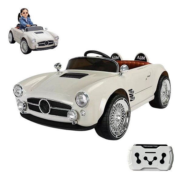 Mini Carro Elétrico Infantil Retrô 12v Importway Cor Cinza Voltagem Do Carregador 110v/220v