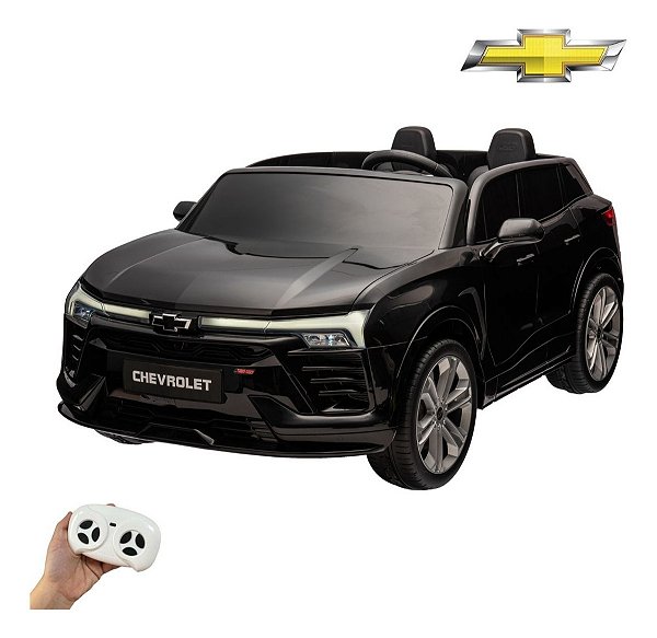 Mini Carro Elétrico Infantil 24v Chevrolet Blazer Ss Gigante Cor Preto