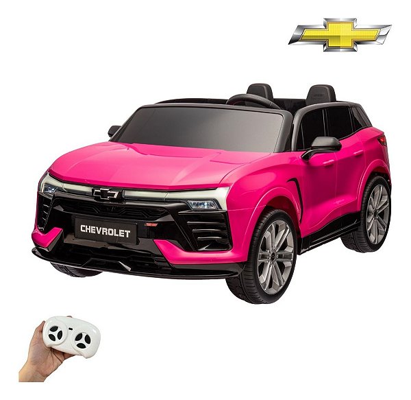 Mini Carro Elétrico Infantil 24v Chevrolet Blazer Ss Gigante Cor Rosa