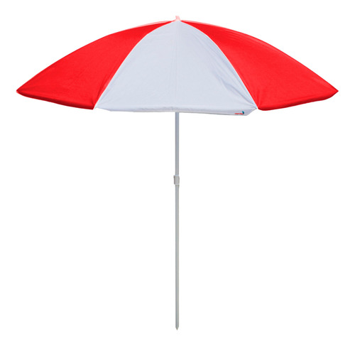 Guarda Sol Piscina Praia Camping Jardim 1,80 Metros Vermelho