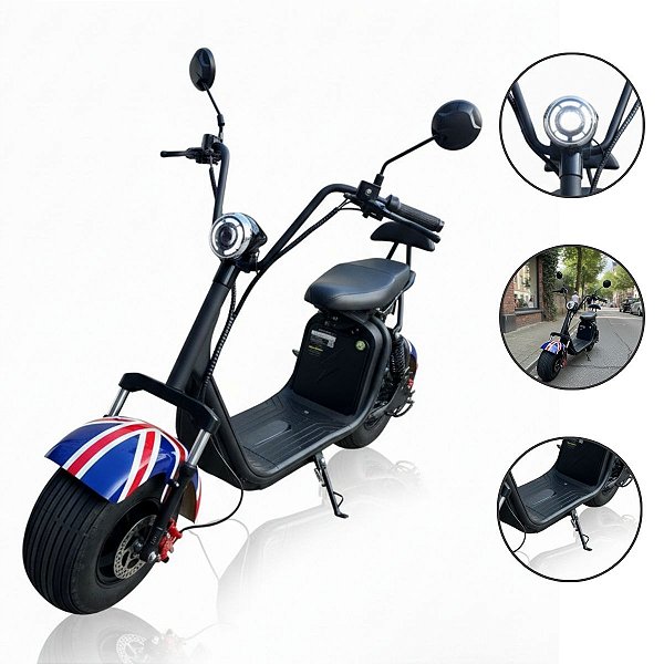 Moto Elétrica 2000w Scooter Bateria Remomível Importway
