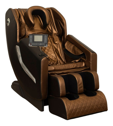 Poltrona De Massagem Tech Bluetooth Gravidade Zero Bivolt Marrom