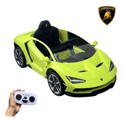 Mini Lamborghini Centenario Carrinho Elétrico Controle 12v Verde
