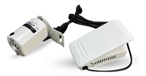 Motor E Pedal Para Máquina Costura Doméstica Importway Branca 127v