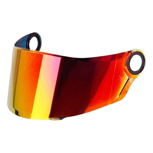 Viseira Capacete Moto compatíveis com LS2 FF358, FW3 GT, GT2 e GTX Revo Vermelho Escuro 1101- RS4