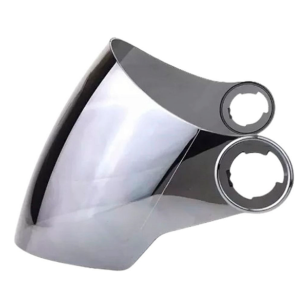 Viseira Capacete Moto compatíveis com New Liberty 3 Spark Jet e Joy 23 Cromada 5601- RS4