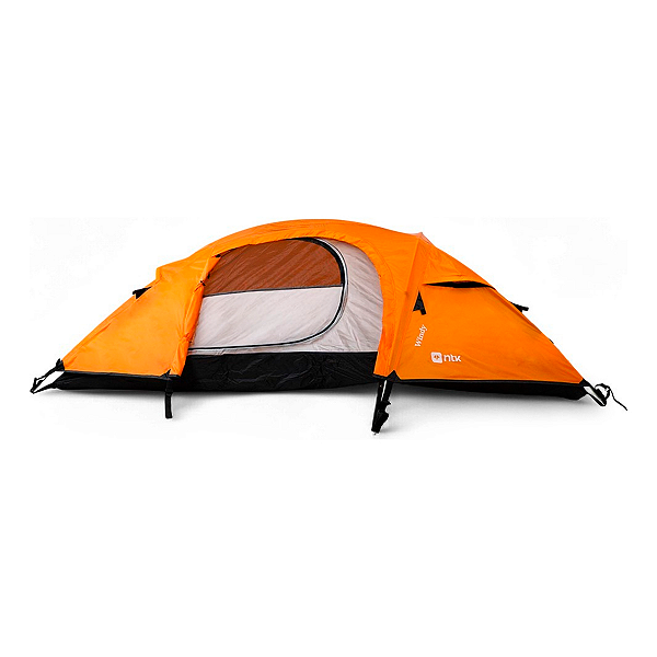 Barraca Individual Windy 1 Pessoa Acampamento Impermeável Cor Laranja Leve Compacta Legado- Nautika