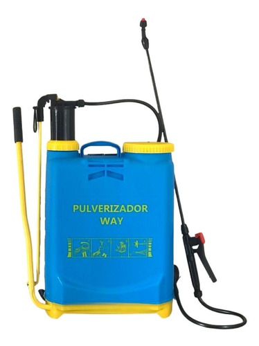 Pulverizador Costal Manual 16 Litros Com 4 Bicos Pressão