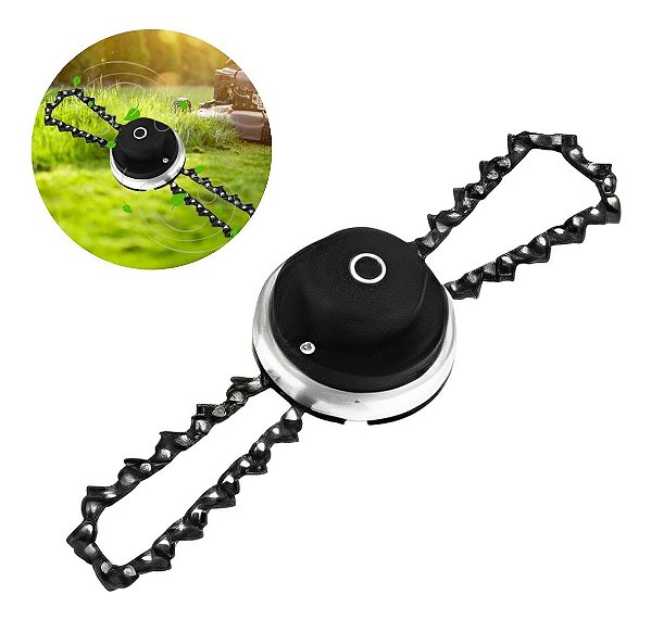 Trimmer Com Corrente Motosserra Lâmina Para Roçadeira Way