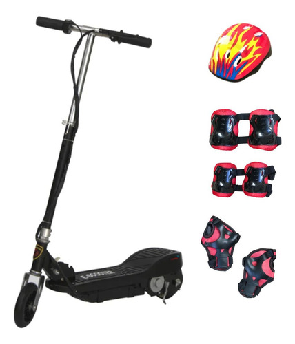 Patinete Elétrico Potência 120w Com Kit Proteção Completo Importway