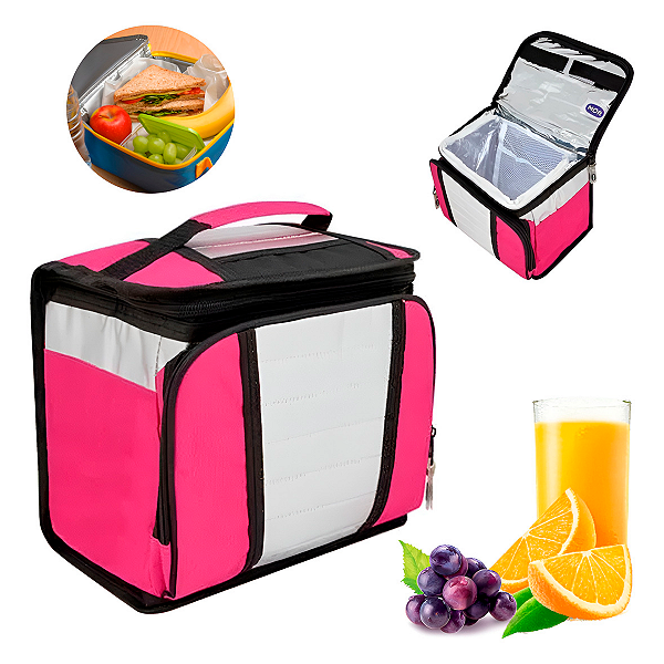 Bolsa Sacola Térmica Ice Cooler 7,5 Litros Portátil Multiuso para Academia Praia Viagem e Camping - Mor