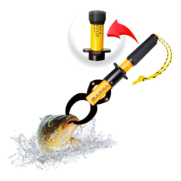 Alicate de Pesca Garra NG com Balança Integrada até 19 kg Cabo Antiderrapante Ideal para Pesca Esportiva e Profissional