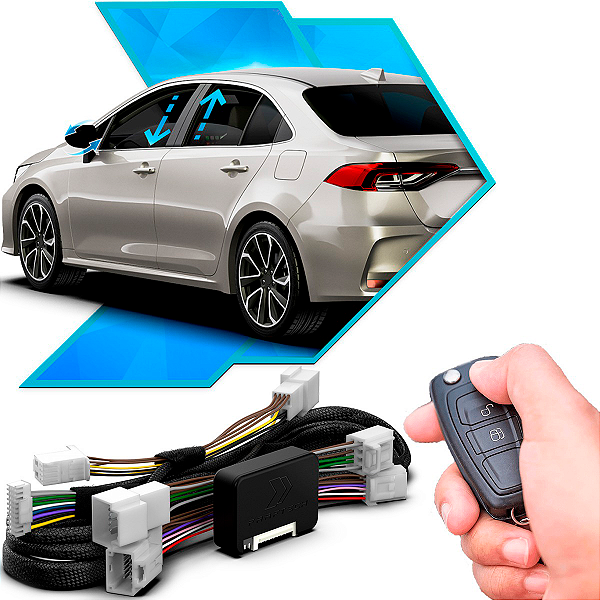 Módulo de Vidro Elétrico Corolla / Corolla Cross Subida e Descida 4 Portas 2020 à 2023