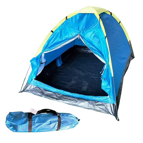 Barraca De Camping 4 Pessoas Importway Resistente Impermeável Fácil De Montar Leve