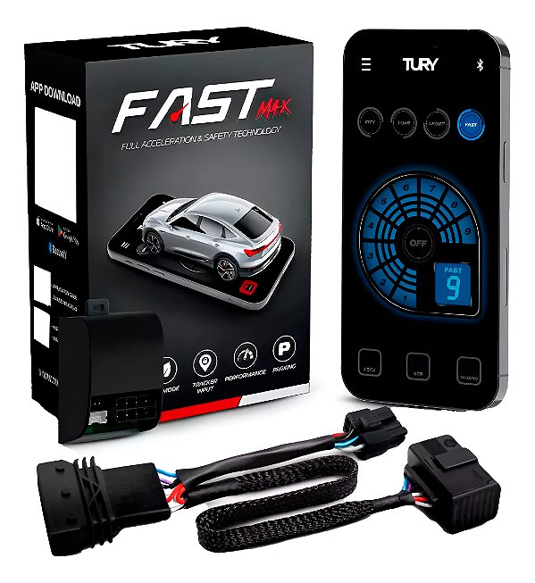 Módulo Variador de Avanço Tempo de Resposta Fast Max 5.0 Tury 4 Modos de Aceleração