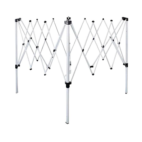 Estrutura Gazebo Em Alumínio Articulado 3x3 Dobrável Reforçada Ideal Para Eventos E Festas