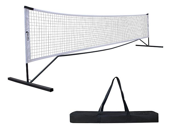 Rede Portátil Leve Para Pickleball E Beach Tennis Dobrável Fácil Montagem Com Bolsa Inclusa