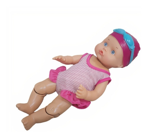 Boneca Importway Natação Infantil à Prova D'Água Brinquedo De Verão Divertido