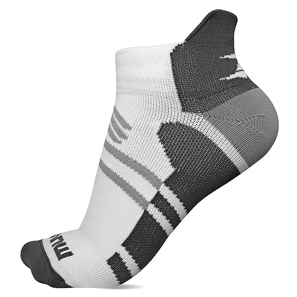 Meia de Compressão Esportiva Muvin Arrow Cano Curto Branco Unissex Tamanho 34/39 para Corrida Caminhada Ciclismo e Trein