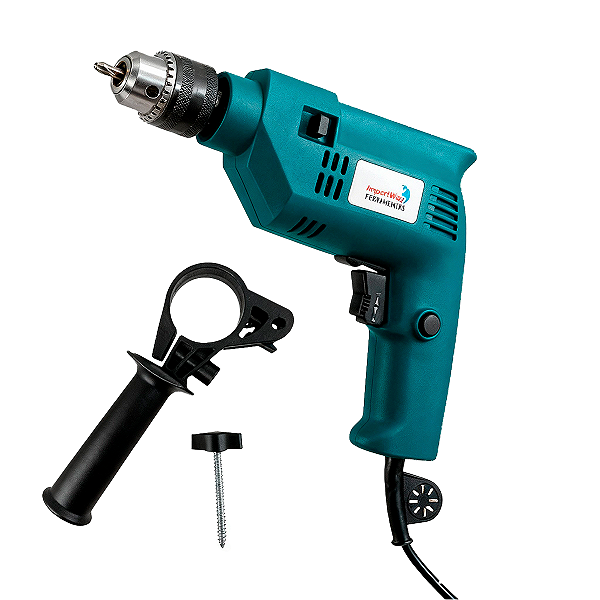 Furadeira de Impacto Profissional 550W 3/8" (10mm) 110V ou 220V Alta Performance e Durabilidade - Importway