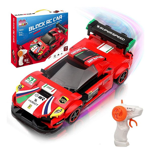 Carrinho De Blocos De Montar Importway Com 279 Peças E Controle Remoto Diversão Garantida E Fácil De Montar