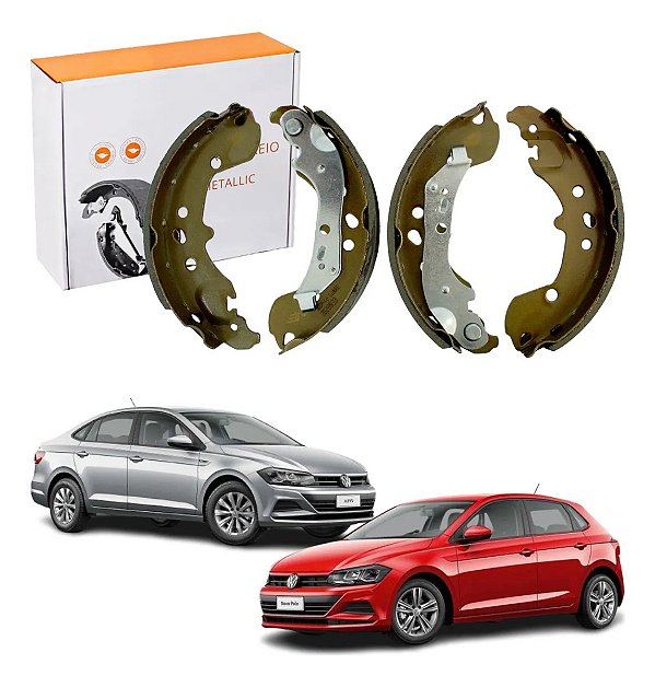 Sapata Lona Freio Polo Track 1.0 12v Mpi 2018 Em Diante Original Starke