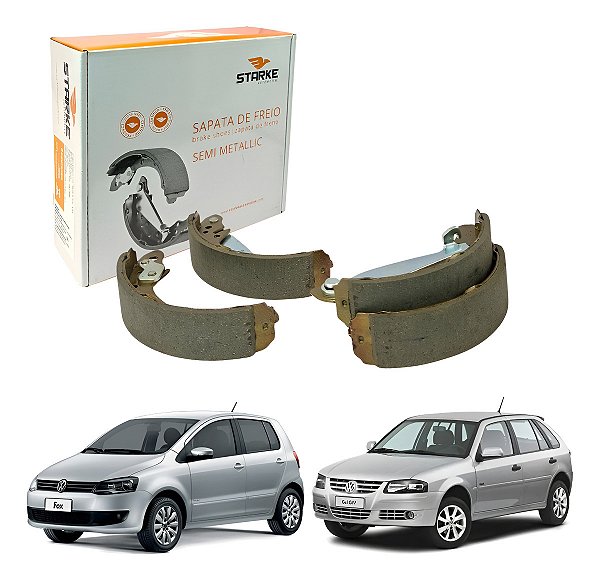 Sapata De Freio Crossfox Fox Gol Golf Parati Polo Classic Saveiro Space Cross Spacefox Up Original Starke