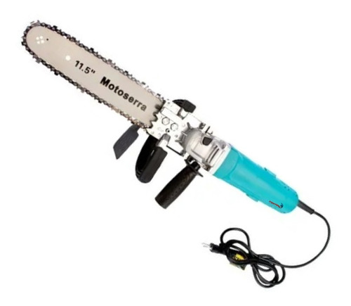 Adaptador Serra Elétrica Esmerilhadeira 1100w 220v Kit Completo Motosserra Corte Madeira Lenha