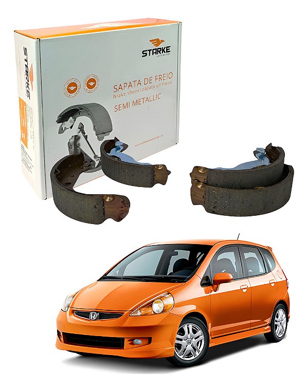 Sapata De Freio Fit 1.4 / 1.5 16v 2003 A 2008 Original Starke
